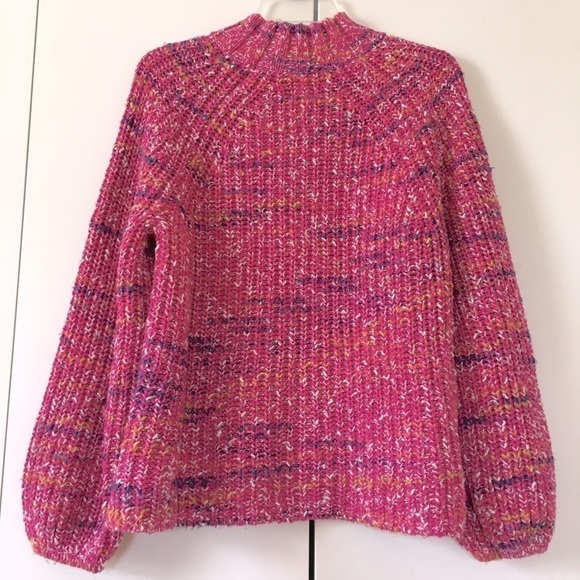 Gap Turtleneck Balloon Sleeves Relax Fit Sweater - Picture 4 of 15